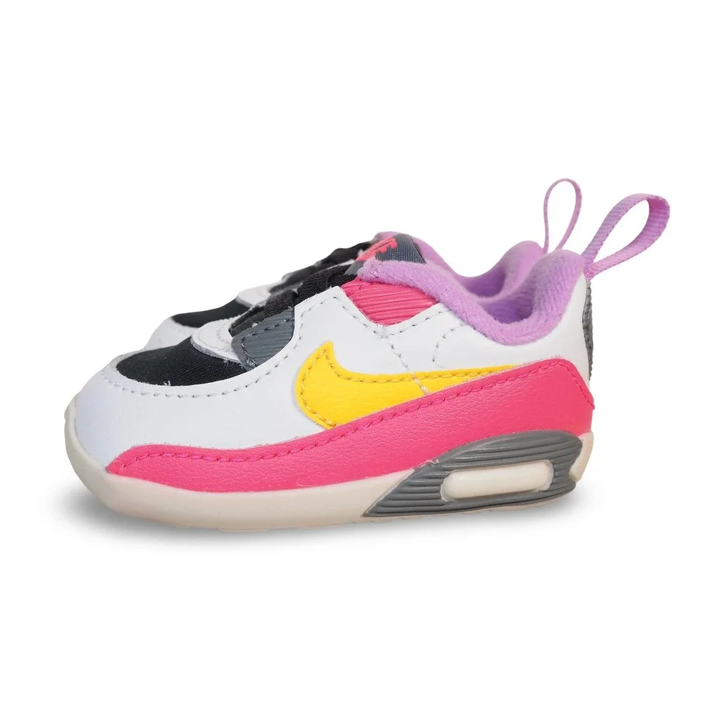 Nike Air Max 90 CB White Hyper Pink Orange Infant 2C CI0424-107 Sneaker